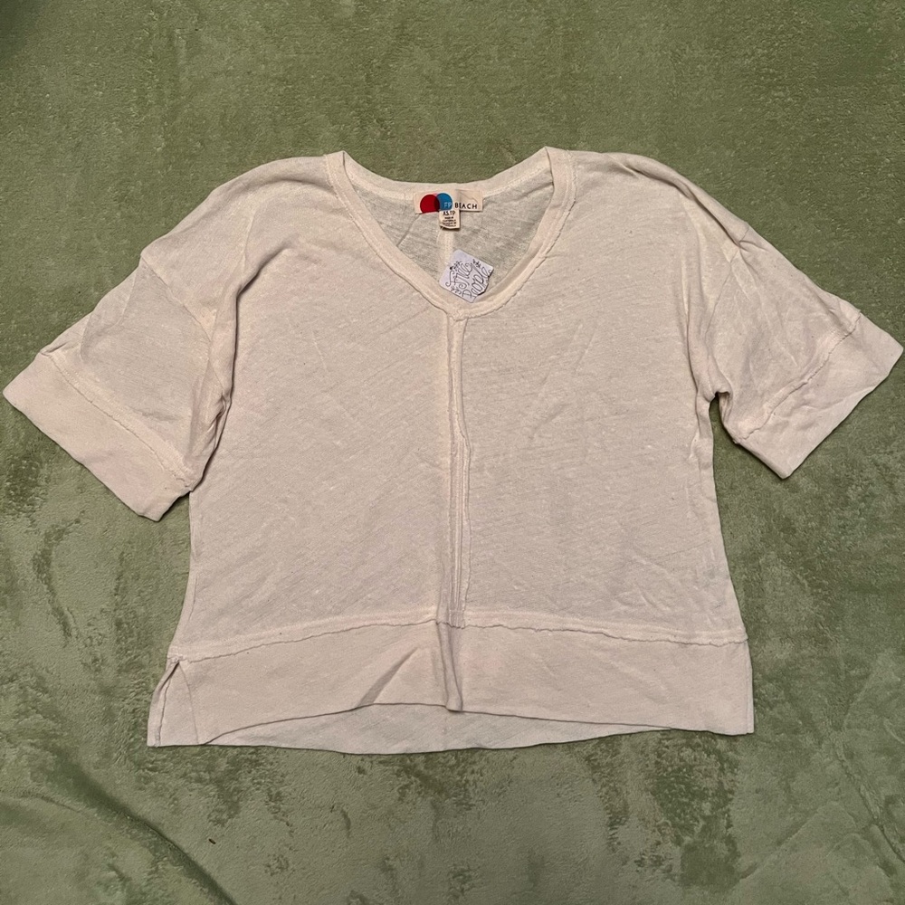 NWT Free People FP Beach cream knit top